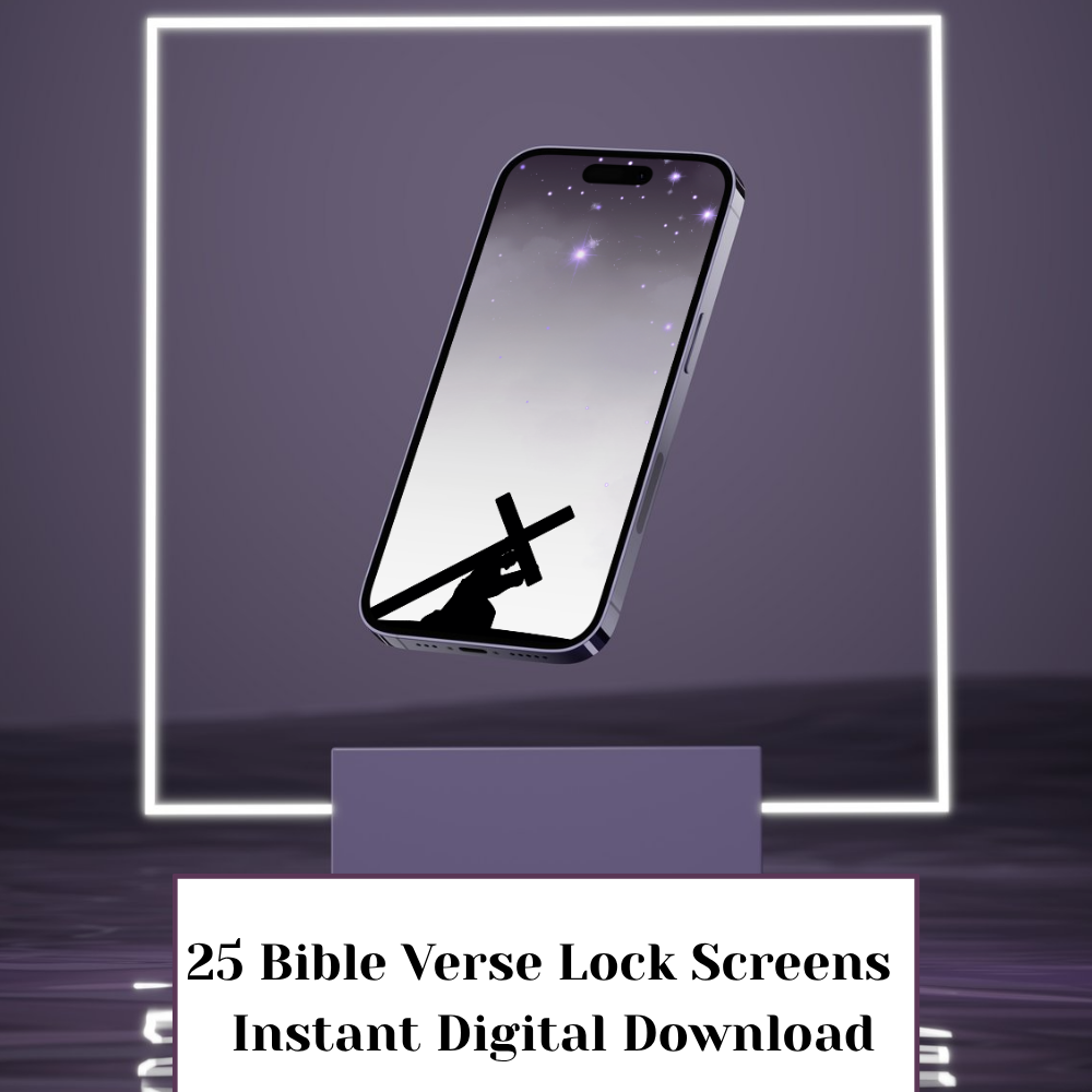 Christian Phone Wallpaper Pack (25 Designs)
