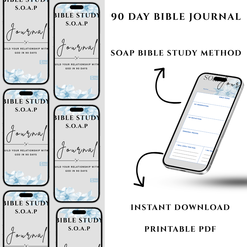 90-Day SOAP Bible Study Journal