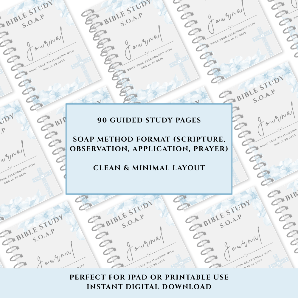 90-Day SOAP Bible Study Journal
