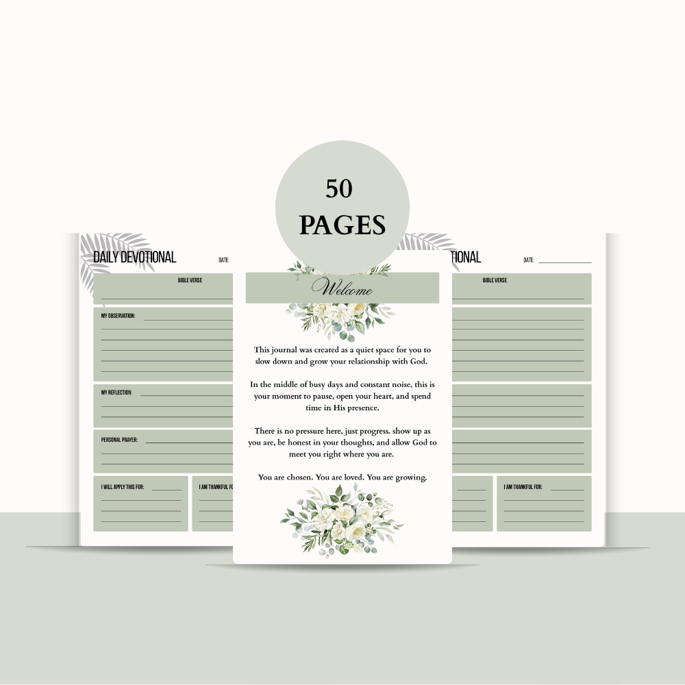 Daily Devotional Journal